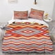 thumbnail image 2 of English Geometric Patterns 3 Piece, 3D Printed Bedding, Pillowcase, Hidden Zip, Abstract Art Funda Nrdica En Microfibra Para Adultos Y Niños, 2 of 3
