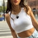 thumbnail image 5 of Gargantilla con colgante de corazón grande: collar de cristal grueso con forma de corazón hinchado para mujer, joyería Y2K, regalo para adolescentes., 5 of 6