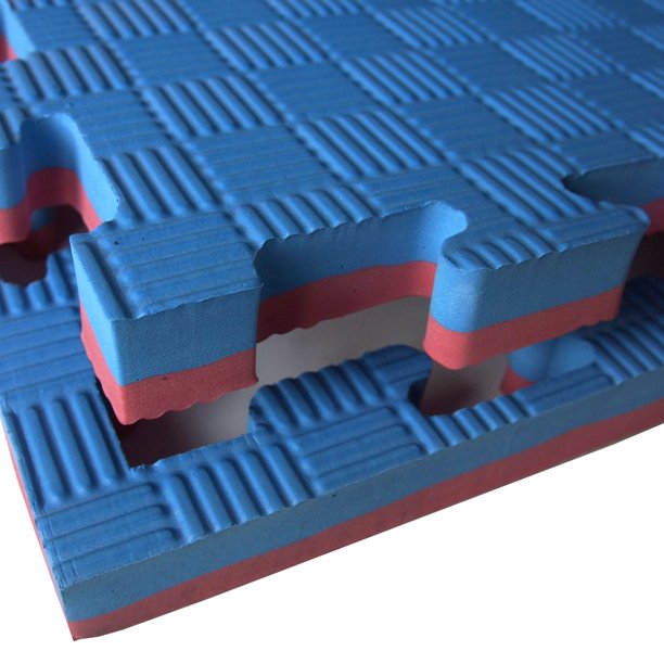 Tatami Set 5 Unidades Azul/Rojo 1x1 Mts y 2,5 Cm de Espesor | Lider