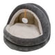 thumbnail image 5 of Linda Cama Para Gatos Con Juguete De Pelota Fondo Antideslizante Cosy Kitten Cave Kennel Cama Para Perros S Gris, 5 of 5