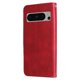 thumbnail image 3 of Funda tipo cartera para Google Pixel 8 Pro con bolsillo con cremallera y ranuras para tarjetas – Función de soporte Rojo, 3 of 6