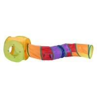 Ioensy - Tubo Plegable 2 En 1, Jaula Escondite, Túnel Para Gatos Y Mascotas Pequeñas Para Perros, Ratas Y Gatitos