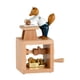 thumbnail image 1 of Caja de música con manivela, caja musical de madera, adornos decorativos coleccionables novedosos y únicos para amigos, amantes, familiares y colegas, Zorro, 1 of 5