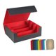 thumbnail image 1 of Caja Para Mazo De Cartas Multiusos Con Cierre Magnético Almacenamiento De Cartas De Juego Estándar Forro Negro Rojo, 1 of 5