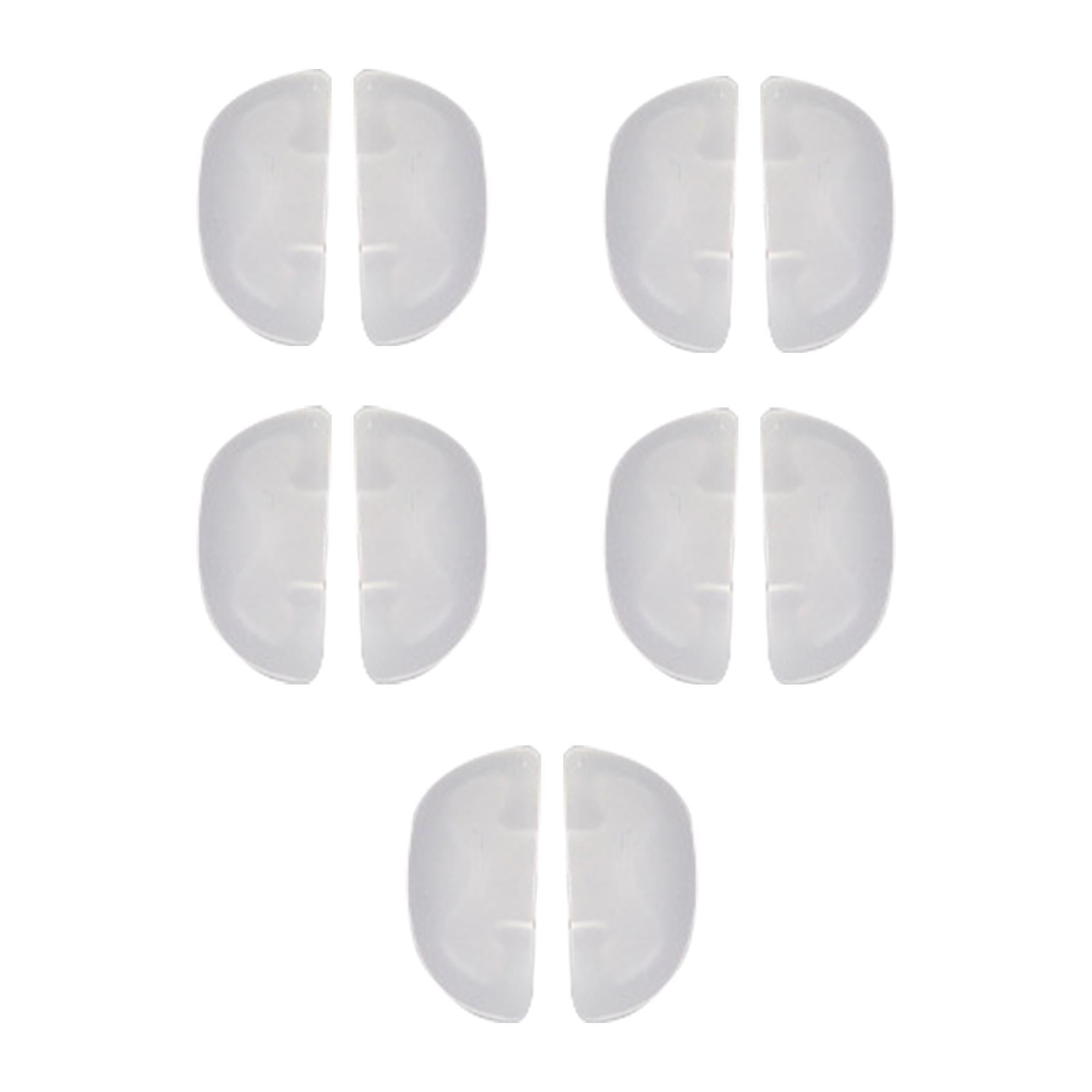 Ioensy - 10 Almohadillas Para La Nariz Para Niños, Cómodas Para Gafas De Sol, Color Blanco