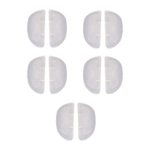 Ioensy - 10 Almohadillas Para La Nariz Para Niños, Cómodas Para Gafas De Sol, Color Blanco