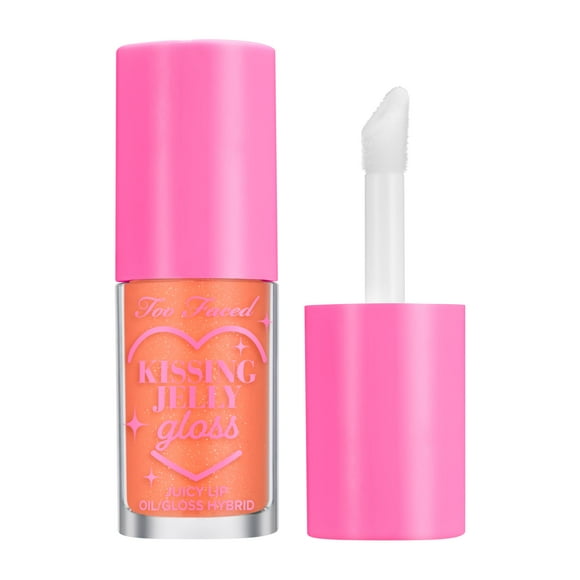 Gloss de labios Too Face Kissing Jelly Hidratante, 4,5 ml, color melocotón