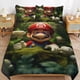 thumbnail image 1 of Super Mario 3-Piece Comforter Set for Bedroom Super Mario Bedding Set for Kids Adults Soft Microfiber Duvet Cover Set with Zipper Closure, 1 of 5