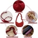 thumbnail image 3 of Bolso de mano acolchado para mujer, ligero y acolchado, tipo hobo, 2023, con pliegues en forma de nube., 3 of 5