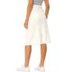 thumbnail image 3 of INSPIRE CHIC Falda de Mezclilla de Cintura Alta para Mujer Falda de Jean a la Rodilla con Dobladillo Deshilachado y Bolsillos Crema Blanco XL, 3 of 6