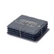 thumbnail image 2 of Juego de 4 pizarras Coasters American Atelier, color plateado, 10 x 10 cm, 2 of 6