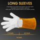 thumbnail image 5 of Guantes de soldadura TOOLIOM Premium Goatskin TIG de 14 pulgadas, tamaño mediano, 5 of 6