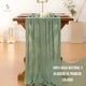 thumbnail image 2 of Camino De Mesas Gasa Rectangular Mantel Centro Tela 300 X 90 Cm Verde, 2 of 10