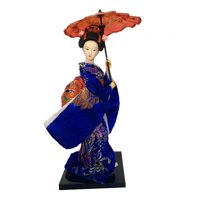 Magideal - Muñecas Geisha Japonesas Étnicas, Muñeca Oriental Con Estatuilla De Dama, Muñeca Geisha Asiática De Estilo Vintage Para Decoración De Estantes De Mesa Estilo A