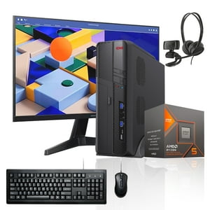 Hyperpc.Cl - Pc Mini + Monitor 24 + Perif: Amd Ryzen 5 8500G 16Gb 500Gb Radeon 740M Wifi