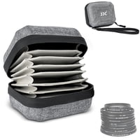 Funda Rígida Para Filtro De Lente De Cámara Jjc, Hasta 67 Mm, Resistente Al Agua