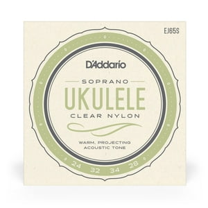 Set De Cuerdas Ukelele Soprano Clear Ej65S Daddario