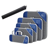 Magideal - 1 Juego De Cubos De Embalaje De Compresión Portátiles Organizadores De Embalaje De Equipaje Organizadores De Maletas Bolsas De Malla De Almacenamiento