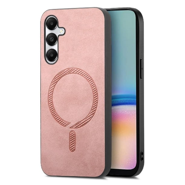 Magnetic Slim Case for Samsung Galaxy A05S with Camera Guard & Anti-Scratch Back Pink