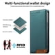 thumbnail image 2 of Funda Tipo Cartera de Cuero Sintético para Samsung Galaxy A35 Bloqueo RFID, con Ranuras para Tarjetas y Bolsillo para Efectivo, Cierre Magnético Fuerte Verde, 2 of 6
