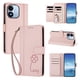 thumbnail image 2 of Funda Cartera Trébol para Xiaomi Redmi Note 17 4G con Ranuras Tarjetas y Carga Inalámbrica Rosa, 2 of 6