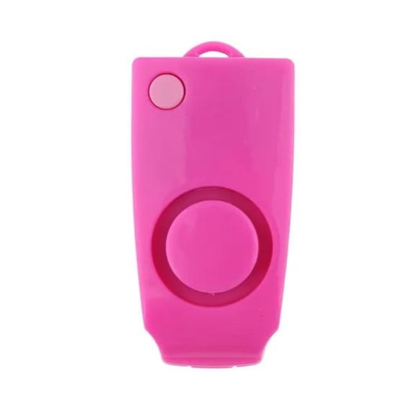 Alarma Personal Autodefensa Robo Seguridad Emergencia 130db rosa Talla Única