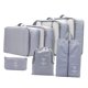 thumbnail image 1 of 7 Piezas Cubos De Embalaje Portátiles Organizadores De Viaje Para Cosméticos De Viaje Zapatos Gris Oscuro, 1 of 3