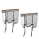 thumbnail image 3 of 2PCS Tie-up Jacquard ventana romana cortina Sheer Coffee 80x100cm, 3 of 3