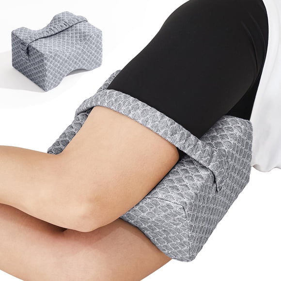 Almohada De Rodilla Para Personas Que Duermen De Lado Almohada Para Piernas Color Gris
