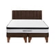 thumbnail image 1 of Cama Europea 2 Plazas Hermes + Respaldo Tubular Madera Café, 1 of 3