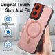 thumbnail image 2 of Magnetic Slim Case for Motorola Moto G Stylus 5G 2024 with Camera Guard & Anti-Scratch Back Pink, 2 of 6