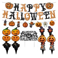 Bothyi - Guirnalda De Pancarta Temática De Halloween, Banderines Colgantes, Decoración De Favores De Fiesta De Halloween