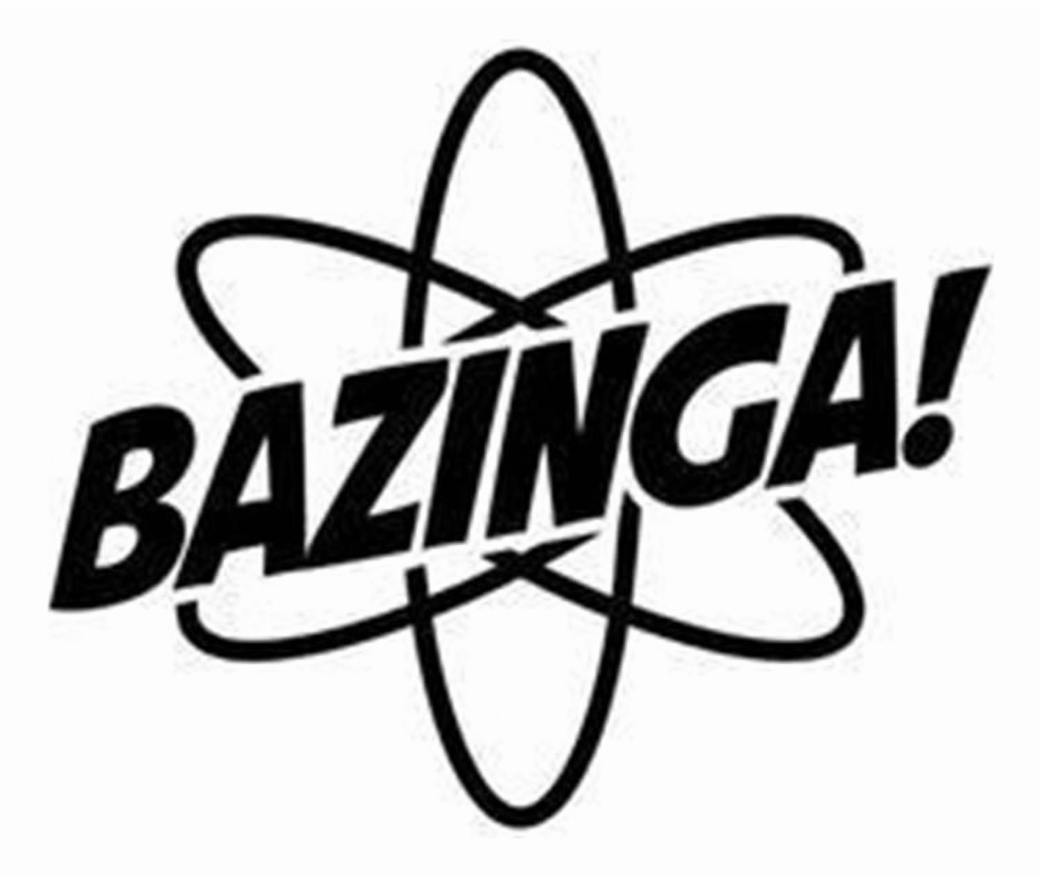 Rienda Libre - Sticker Bazinga Atom Logo Big Bang Bang Theory Sheldon