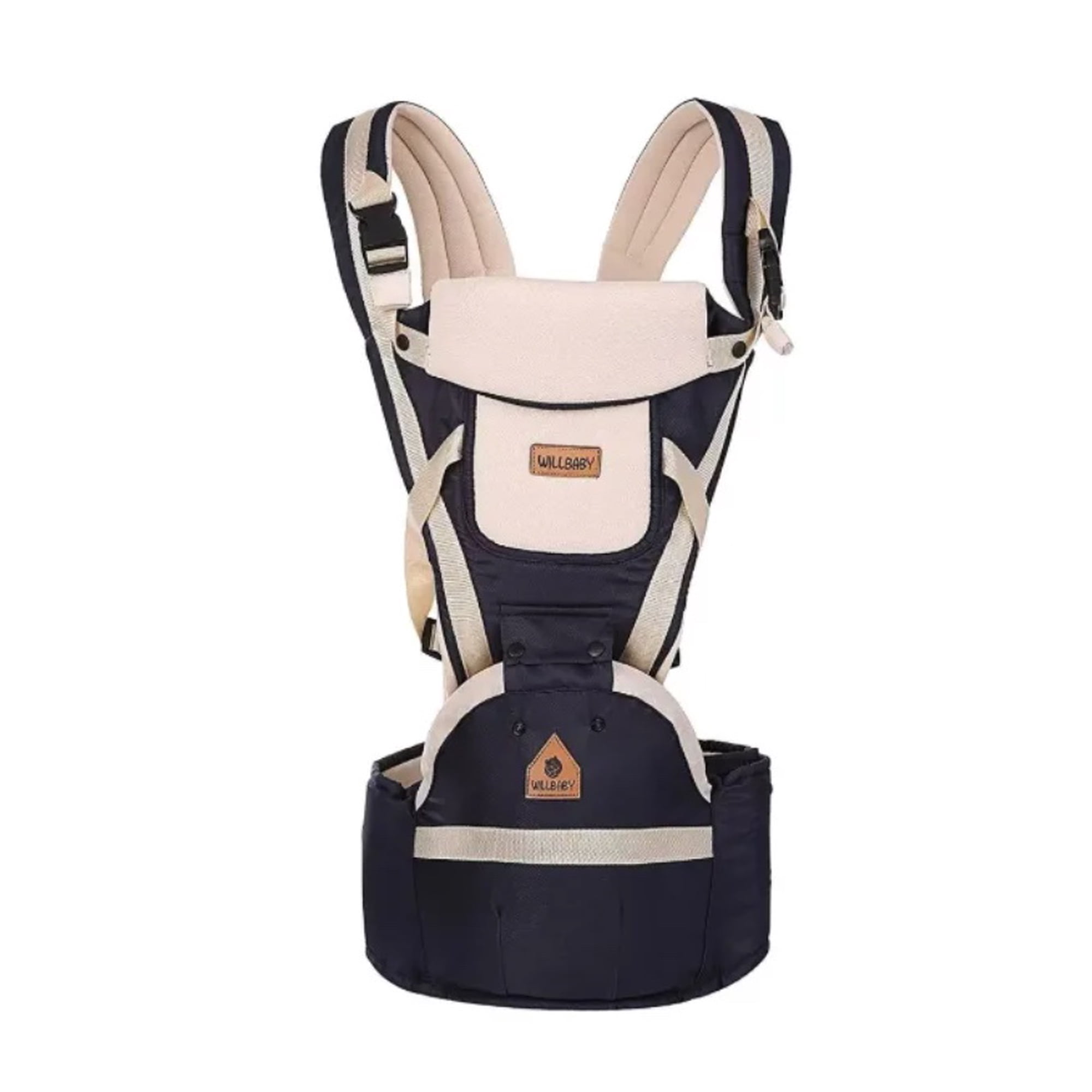 Riqui - Mochila Portabebés Ergonómica Azul