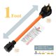 thumbnail image 2 of Cable de alimentación Plugrand 46 cm 6‑50P a 6‑15R/6‑20R, 2 of 8