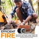 thumbnail image 5 of Fire Starter KonvoySG de acero al carbono con Flint Stone y yesca, 5 of 7