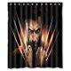 thumbnail image 1 of Cortina de ducha de Wolverine de X-Men Origins, juego de cortina de baño con ganchos, tamaño 60 x 72 pulgadas, 1 of 3