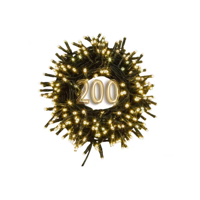 Genérico - 200 Luces Led Navidad 8 Modos 13 Mts Interior Exterior Enchufe