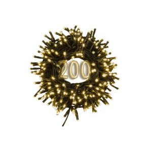 Genérico - 200 Luces Led Navidad 8 Modos 13 Mts Interior Exterior Enchufe