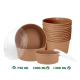 thumbnail image 2 of Envase bowl polipapel kraft 1000cc c/tapa 50 unidades #6, 2 of 3