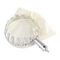 Magideal - Cesta De Recolección De Frutas De Frutas De Acero Inoxidable Cesta De Cosecha Portable Portable Fácil De Colocar Herramienta De Recolección De Huertos