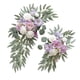 thumbnail image 4 of 2 Piezas De Flores Artificiales Para Arco De Boda, Guirnalda De Flores Para Ceremonia De Recepción, Pared Morada, 4 of 5