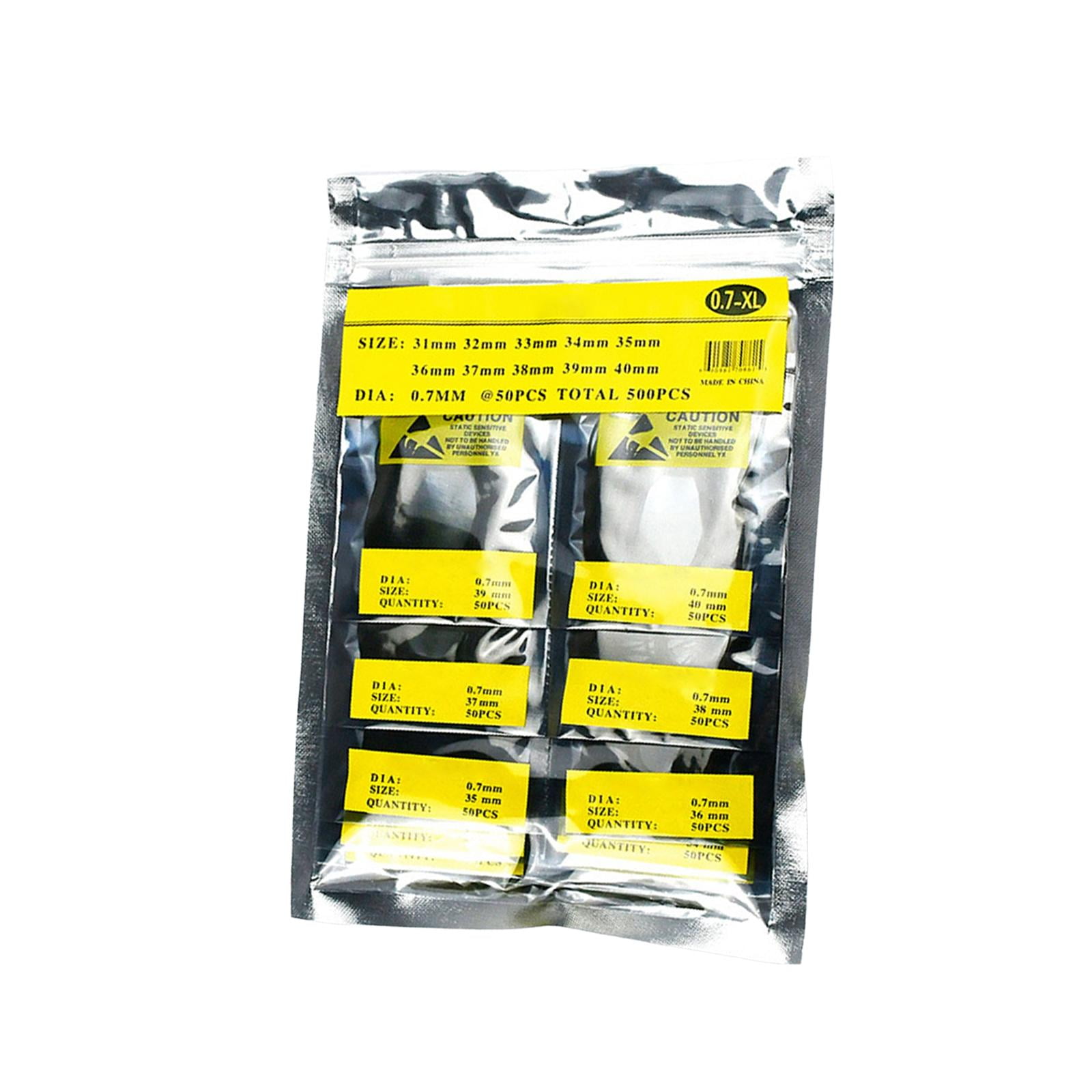 Magideal - 500x Junta Trasera De Reloj, Arandela De Sellado De Goma, Piezas De Reparación, Herramienta De Reparación De Relojes, Junta Tórica De Goma De Repuesto