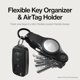 thumbnail image 2 of Llavero KEY SMART Soporte para AirTag de Silicona Negro, 2 of 9