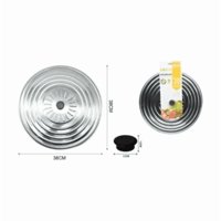 Genérico - Tapa De Acero Inox 38Cm