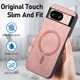 thumbnail image 3 of Magnetic Slim Case for Google Pixel 8 with Camera Guard & Anti-Scratch Back Pink, 3 of 6
