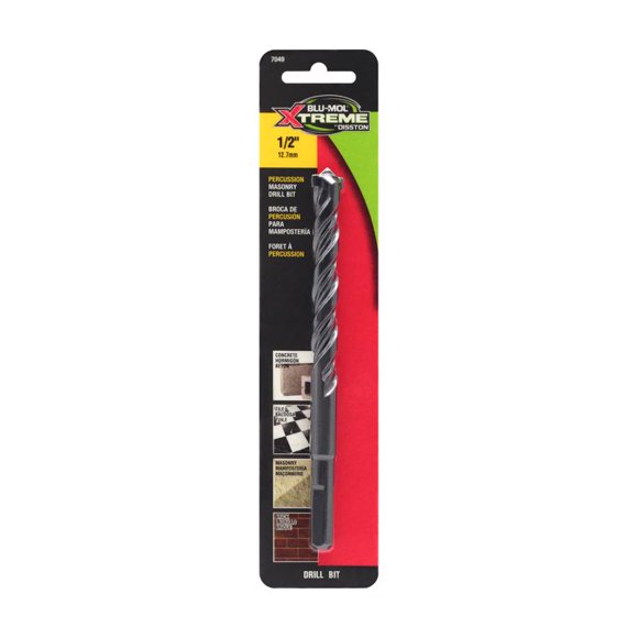 Broca para albañilería Disston Blu-Mol Xtreme, carburo de 1/2 pulgada/6 pulgadas
