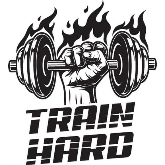 Decomural Train Hard Bodybuilder Gym WS-50386