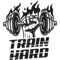 Rienda Libre Graphics - Decomural Train Hard Bodybuilder Gym Ws-50386