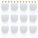 thumbnail image 1 of 12 Bolas De Madera Sin Terminar Para Barba De Gnomo Precortadas, Suministros Para Manualidades, Color Blanco, 1 of 5